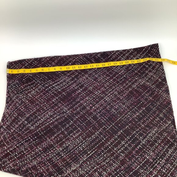 Evan Picone Tweed A-Line Skirt Size 12 Wool Blend Office Acadamia Old Money - Picture 4 of 6